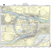 NOAA Nautical Chart 18531: Columbia River Vancouver to Bonneville; Bonneville Dam